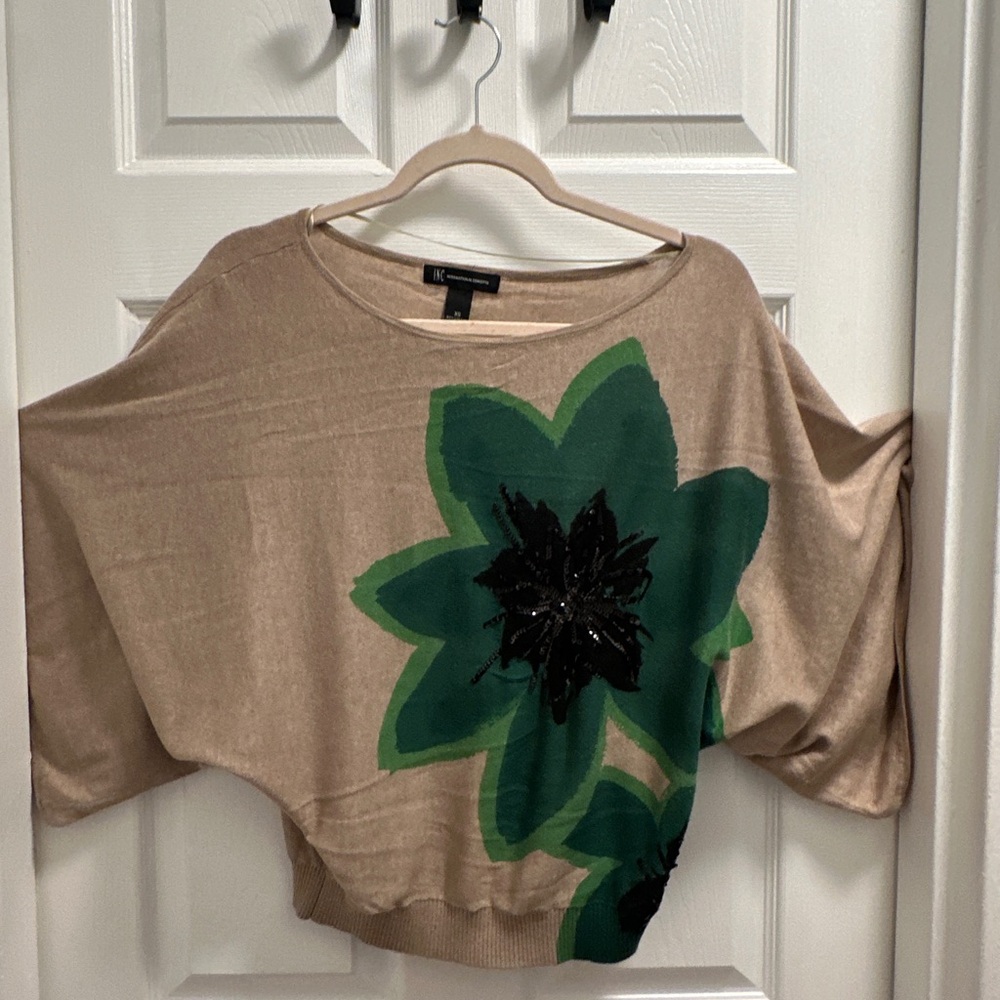 INC International Concepts Beige Top